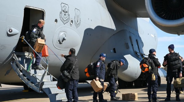ABD'nin Türkiye'ye gönderdiği arama kurtarma ekibi İncirlik'te